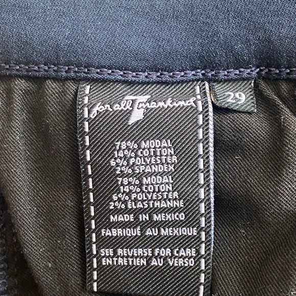 7 FOR ALL MANKIND LUXE SPORT men's slimmy blue jeans 9020 - Picture 3 of 5